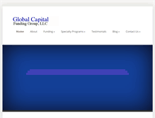 Tablet Screenshot of globalcapitalfundinggroup.com